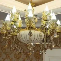 لوستر سرامیک برنر و مدل باکارات در کارگاه کارمندان