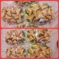 سمبوسه و فلافل سرخ شده