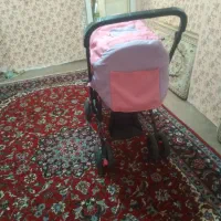 کالسکه دخترانه در حد نو|کالسکه و لوازم جانبی|کرمانشاه, |دیوار