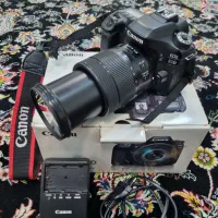 دوربین 80d کنون ۸۰دی لنز ۱۸/۱۳۵ usm بسیار تمیز|دوربین عکاسی و فیلمبرداری|قم, چهل درخت|دیوار