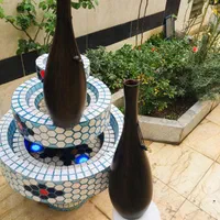 سفال طرح چوب|صنایع دستی و سایر لوازم تزئینی|اصفهان, باغ زیار|دیوار