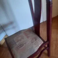 ۶ عدد صندلی چوبی   ماکاهونی هر عدد 1000000 تومان
