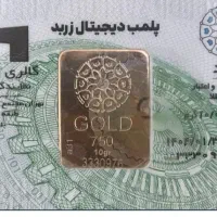 شمش طلا زربد پلمپ ۱۰ و ۵ گرمی