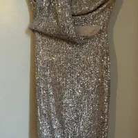 لباس مجلسی پولکی شاین