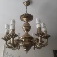 لوستر کارکرده دوعدد۸شاخه یکعده شاخه