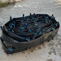 لوله تاشو ۹۰ (۳ اینچ) کشاورزی، با شیر قطره ای