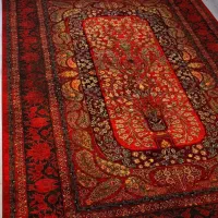 فرش ستاره کویر کاشان در ابعاد مختلف/کرم فیلی لاکی|فرش|شیراز, لاله|دیوار