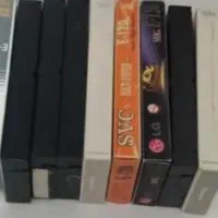 پنجاه عدد نوار ویدیوی کارکرده و سالم