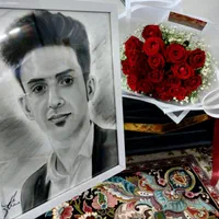 چهره سیاه‌قلم|تابلو، نقاشی، عکس|مشهد, نوید|دیوار