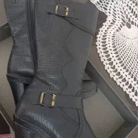 بوت بلند چرم طبیعی در حدنو سایز۳۸|کیف، کفش، کمربند|تهران, تهرانسر شمالی|دیوار