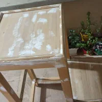 چهارپایه چوبی سبک|صندلی و نیمکت|خمینیشهر, |دیوار