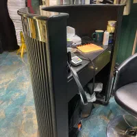 میز کانتر گرد مینیمال مشکی|مبلمان اداری|تهران, ازگل|دیوار