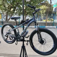 دوچرخه المپیا سایز 24 دوشاخ کمک فنر دار ترمز دیسکی|دوچرخه، اسکیت، اسکوتر|تهران, ائمه اطهار|دیوار