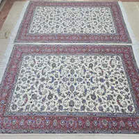 فرش جفت ۶ متری گل‌ابریشم افشان اردکان نو|فرش|تهران, شیراز|دیوار