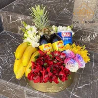 پک های دسته گل و میوه تزیین شده برای بیمار|گل و گیاه طبیعی|تهران, امیرآباد|دیوار
