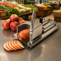 دستگاه اسلایسر میوه سیب با برش یکنواخت SD77