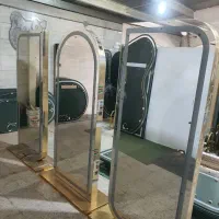 آینه دفرمه.پایه دار.ارایشگاهی. بکلایت اینه نور دار