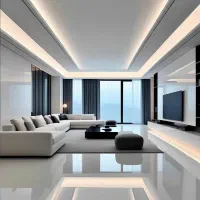 کابینت، کناف نورپردازی،کاغذدیواری