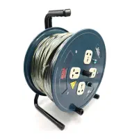 سیم سیار قرقره ای کابل 25و50متری باس صنعتی فیوزدار|ابزارآلات|هشتگرد, شهرک راه آهن|دیوار