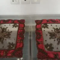 جلومبلی عسلی سه تیکه بارویه منجوق و سنگ دوزی شده|مبلمان خانگی و میز عسلی|میانه, |دیوار