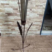 گل و گلدان پایه دار فلزی|گل مصنوعی|قدس, شهرقدس|دیوار