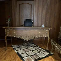 میز مدیرت کلاسیک چوب رنگ پلی استر / صندلی