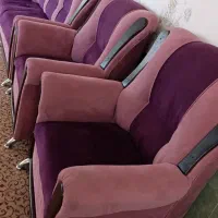 مبلمان 7 نفره..اسکلت مقاوم..تمیز و سالم|مبلمان خانگی و میز عسلی|فسا, |دیوار