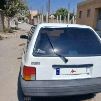 یک خودرو پراید هاشبک مدل 86 کره،ای،رنک سفید
