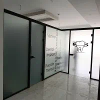 پارتیشن شیشه ای نرده کابین دوش سکوریت میرال