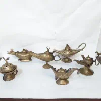 تعدادی پیسوز برنجی قدیمی و سنگین