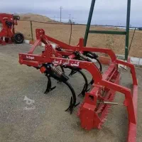 خاک ورز 7شاخه غلطک بزرگ همراه تخت کن