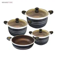 سرویس قابلمه تفلون ۷ پارچه هلنا