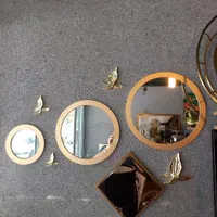 اینه 5 تیکه گرد پیویسی|آینه|مشهد, سرافرازان|دیوار