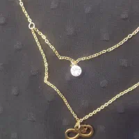 زنجیر پلاک بی نهایت نو استیل