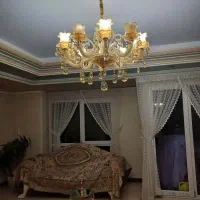 دو عدد لوستر ده شاخه و شش شاخه