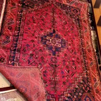 قالیچه دست باف اصل ترک قدیمی|گلیم، جاجیم، گبه|شیراز, دروازه قران|دیوار
