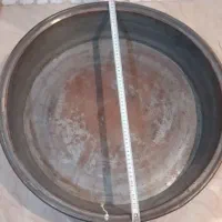 تشت مسی قدیمی عتیقه هشتاد ساله