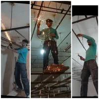 جوشکاری و رابیتس کاری .راویز  یا راویزکاری معظمی