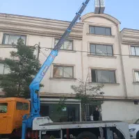 جرثقیل خاور، جرثقیل ده تن ،سبد بالابر،جرثقیل نیسان