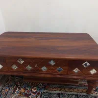 جلو مبلی با ۳عدد گل میز