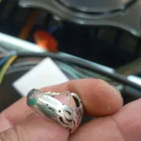 انگشتر عقیق کبود رگه دار|جواهرات|قرچک, باقرآباد|دیوار