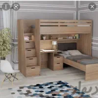 تخت دو طبقه با پول کیسه برنج