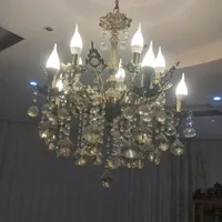 لوستر سلطنتی و برنز زیبا|لوستر و چراغ آویز|سقز, |دیوار