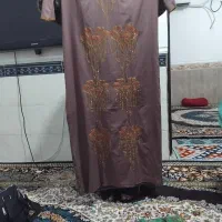 ماکسی آب طلا نگین کاری  هستن  سایز بندی موجوده|لباس|آبادان, |دیوار