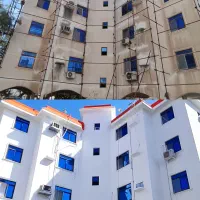 نقاشی و خرده کاری ساختمان (ایران رنگ)|خدمات پیشه و مهارت|کیش, |دیوار