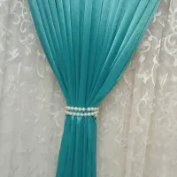 والان پرده با چوب پرده با تابلو