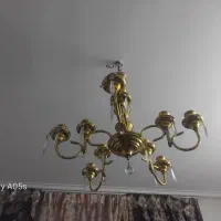 لوستر 10شاخه ابکاری درحدنو 2میلیون|لوستر و چراغ آویز|تهران, دستغیب|دیوار