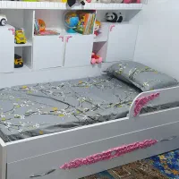 وسایل خانه فرش کمد کودک تخت دو طبقه کشویی|تخت و سرویس خواب|بیرجند, |دیوار