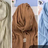 شال یکبار پوشیده بعضی ها اصلا استفاده نشده