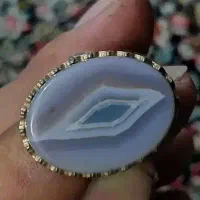 عقیق سلیمانی سوسنی بسیار زیبا